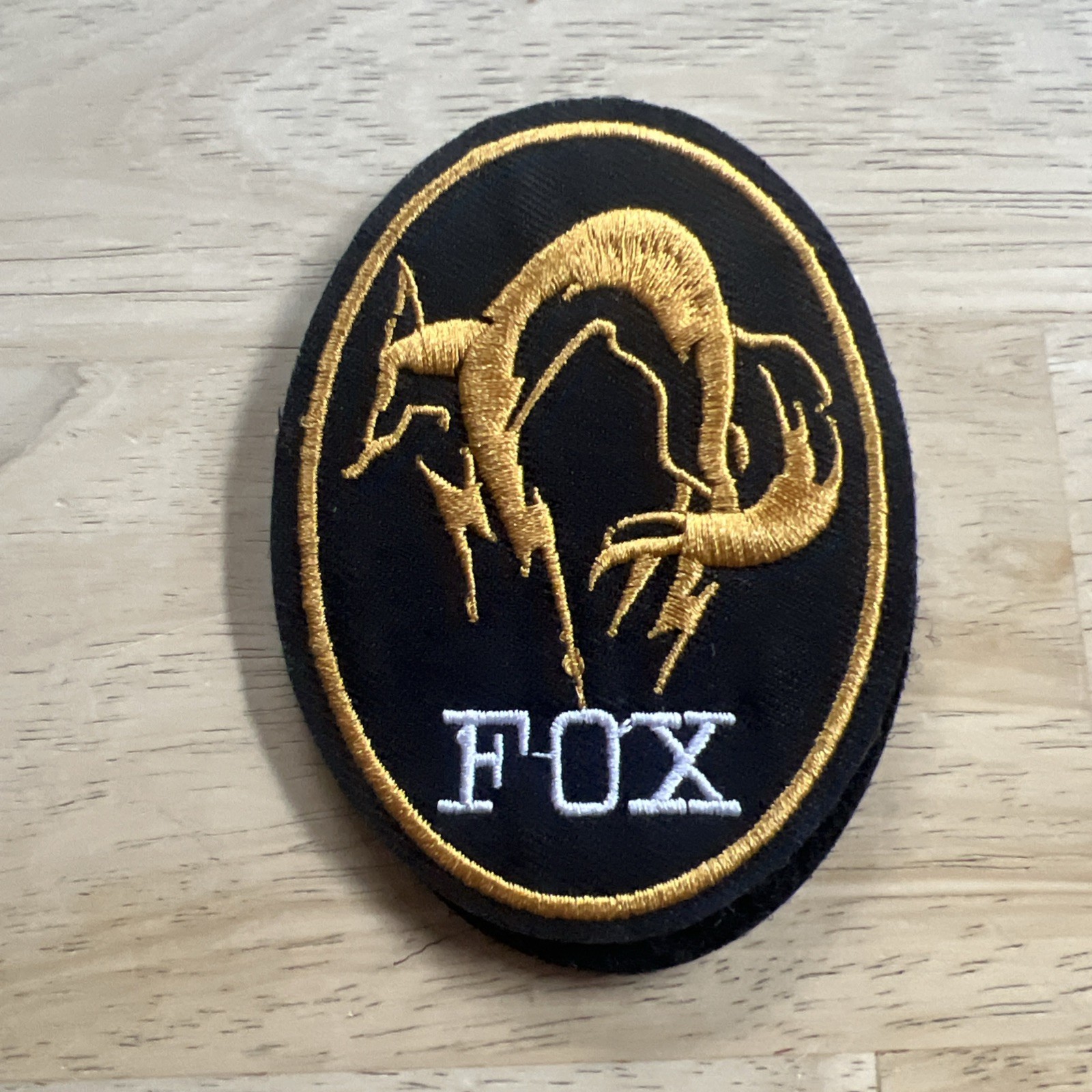 Metal Gear Solid Fox Patch, Hook Loop Embroidered Tactical Morale Fox Hound