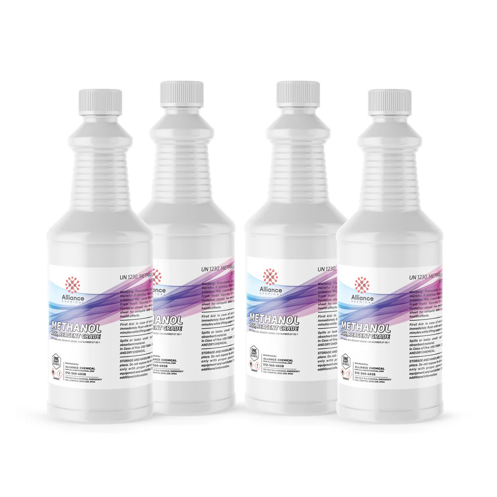 Methanol ACS Reagent Grade - 4 Quarts