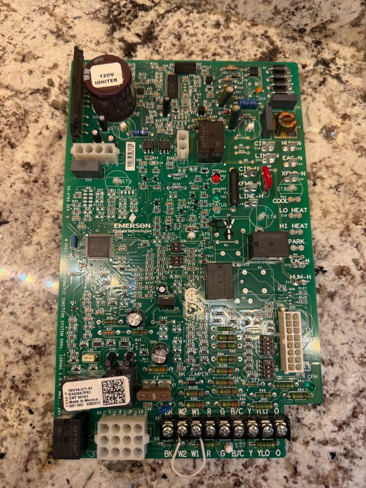 Trane 50V54-571-01 D343687P02 CNT06585 Furnace Control Circuit Board  GUARANTEED