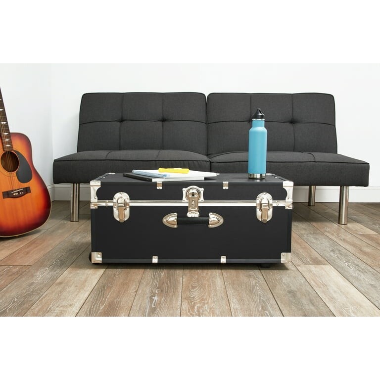 Seward Trunk SWD6115-18 Wheels & Lock 30 inch - Black