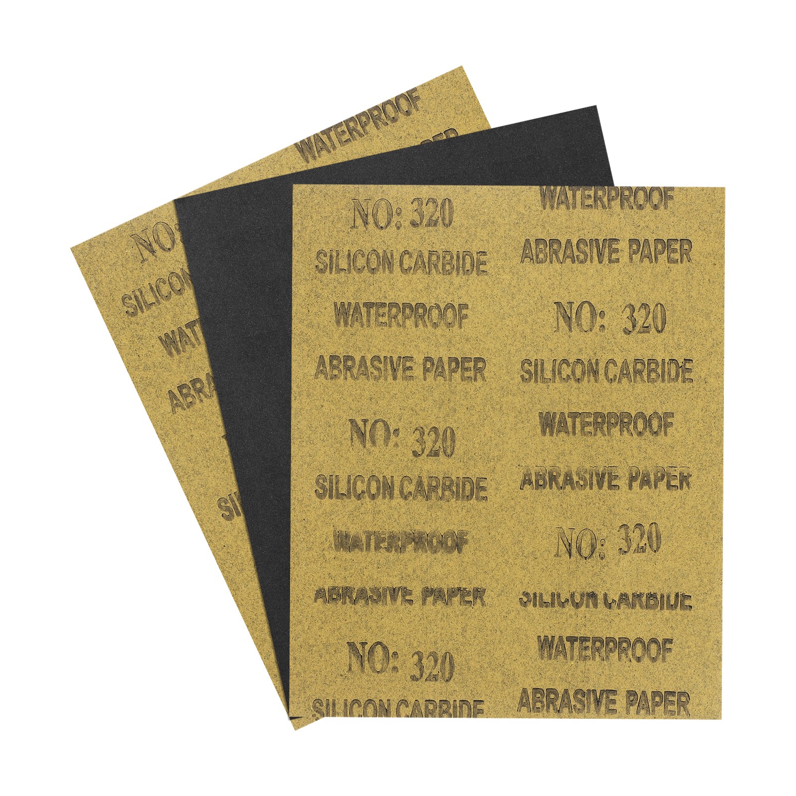 3pcs Sand Papers - [9 x 11 Inch x 320 Grits] Sandpaper Sheets