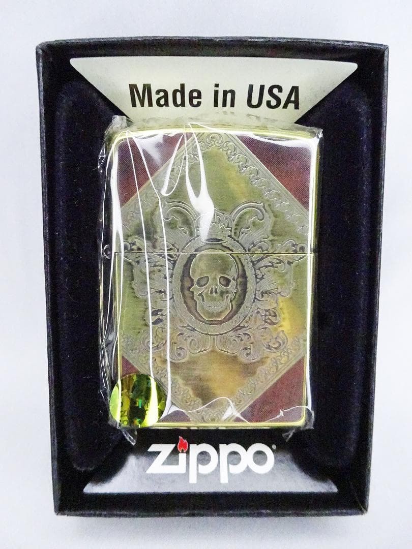 Zippo antique skull
