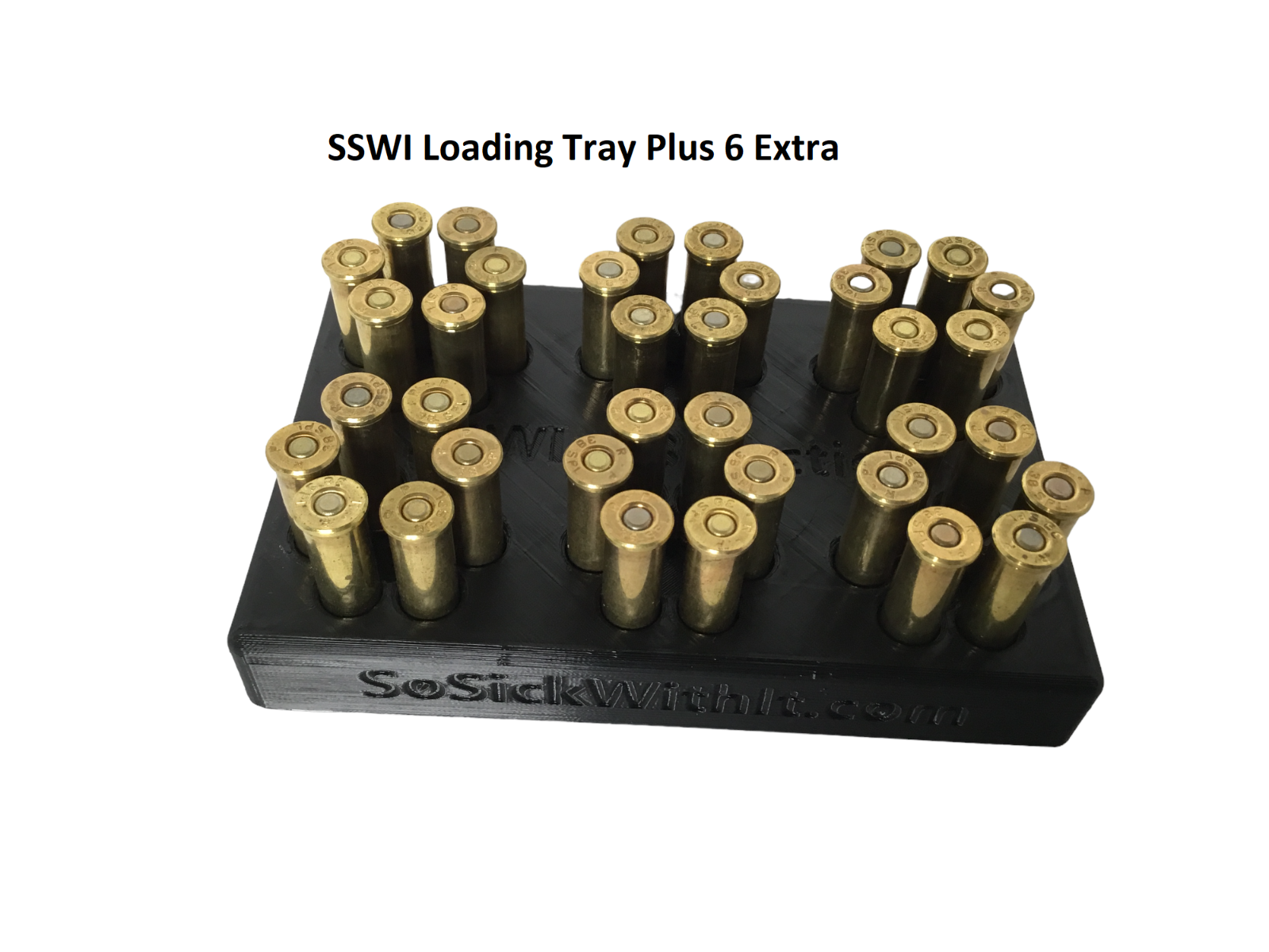 SSWI 357 38 Special Revolver Speed Loader, Loading Tray and Carrying Case Kit