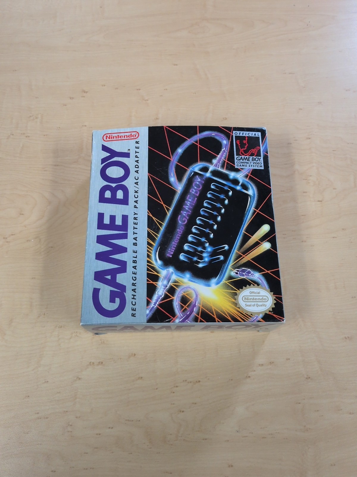 Nintendo Original Game Boy Rechargeable Battery Pack AC Adapter And Box Untested