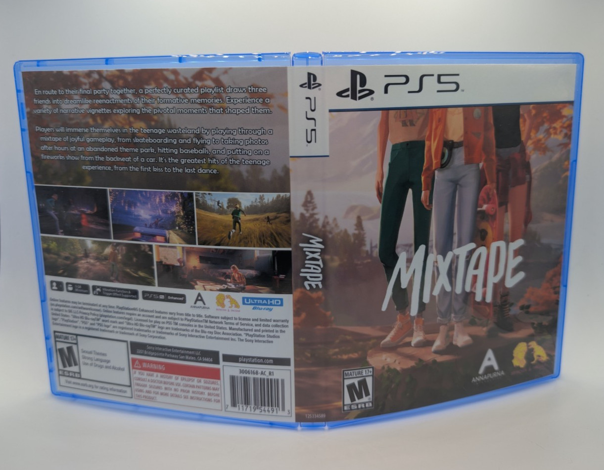 Mixtape Game - PS5 Empty Game Case (No Game)