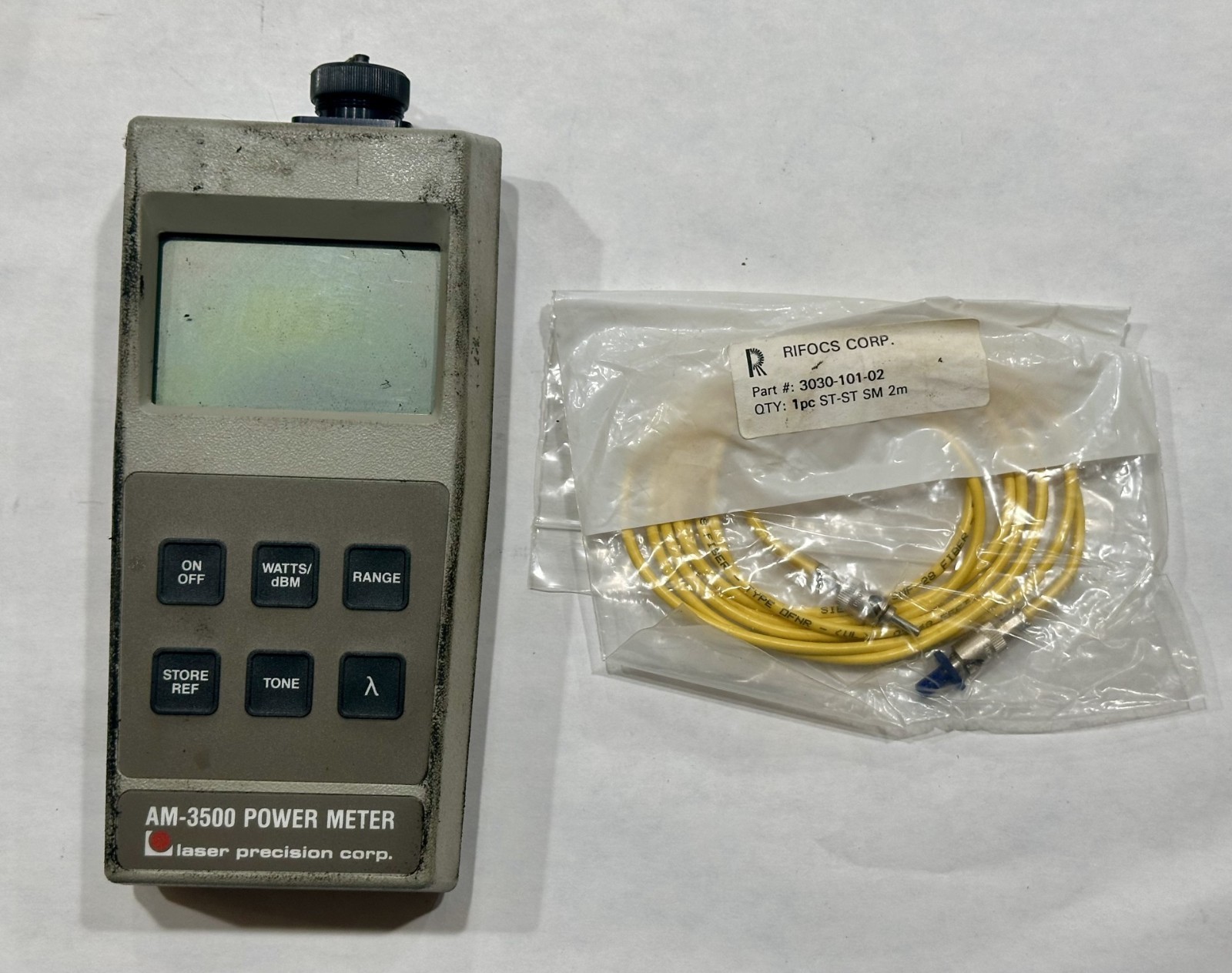 Fiber Optic Test Kit OWL WaveTester + Laser Precision AM-3500 & AM-450, Case