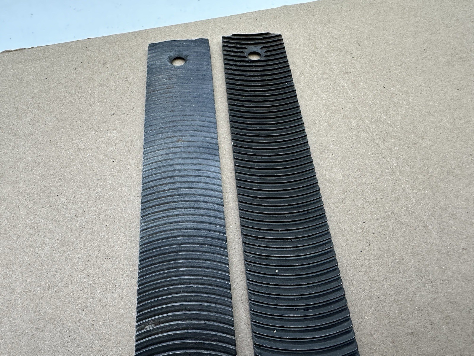 2 Auto Body File Double Hole Middle Tooth Convex File Bodywork Panel Tool 14”