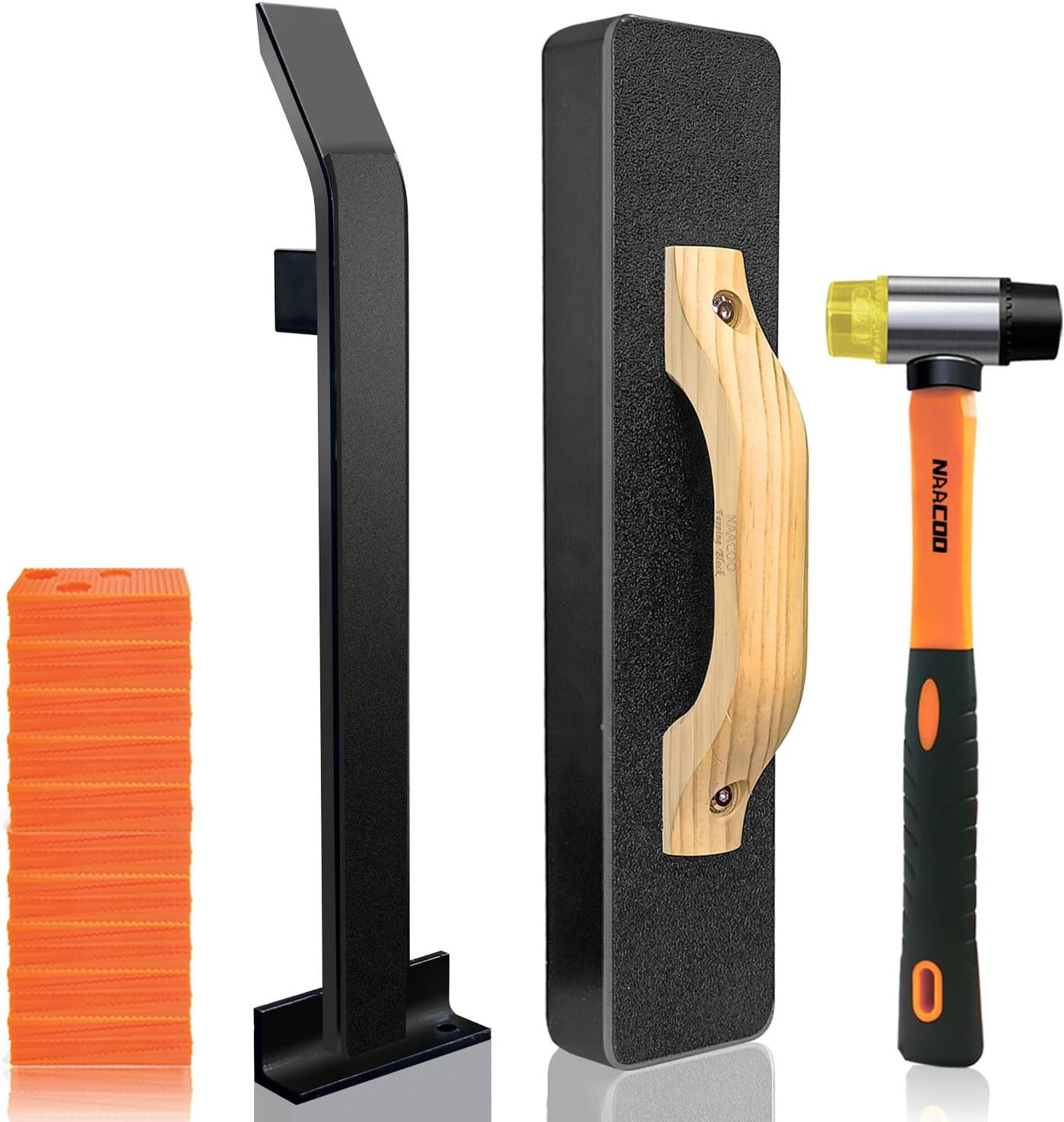 Laminate/Vinyl Flooring Tools, NAACOO Heavy 4 in 1 black
