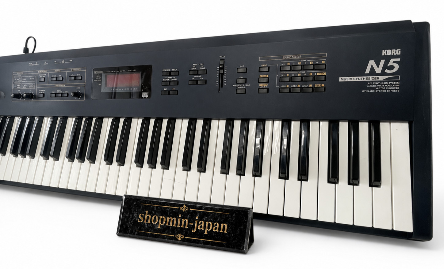 KORG N5 Music Workstation Synthesizer w/ Case Tested Working from japan