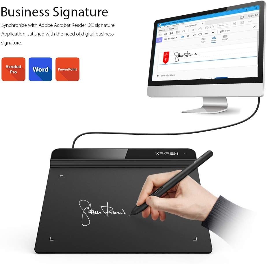 Slim XPPen Star Graphics Tablet 6x4 - Perfect for Remote Learning & Creativity