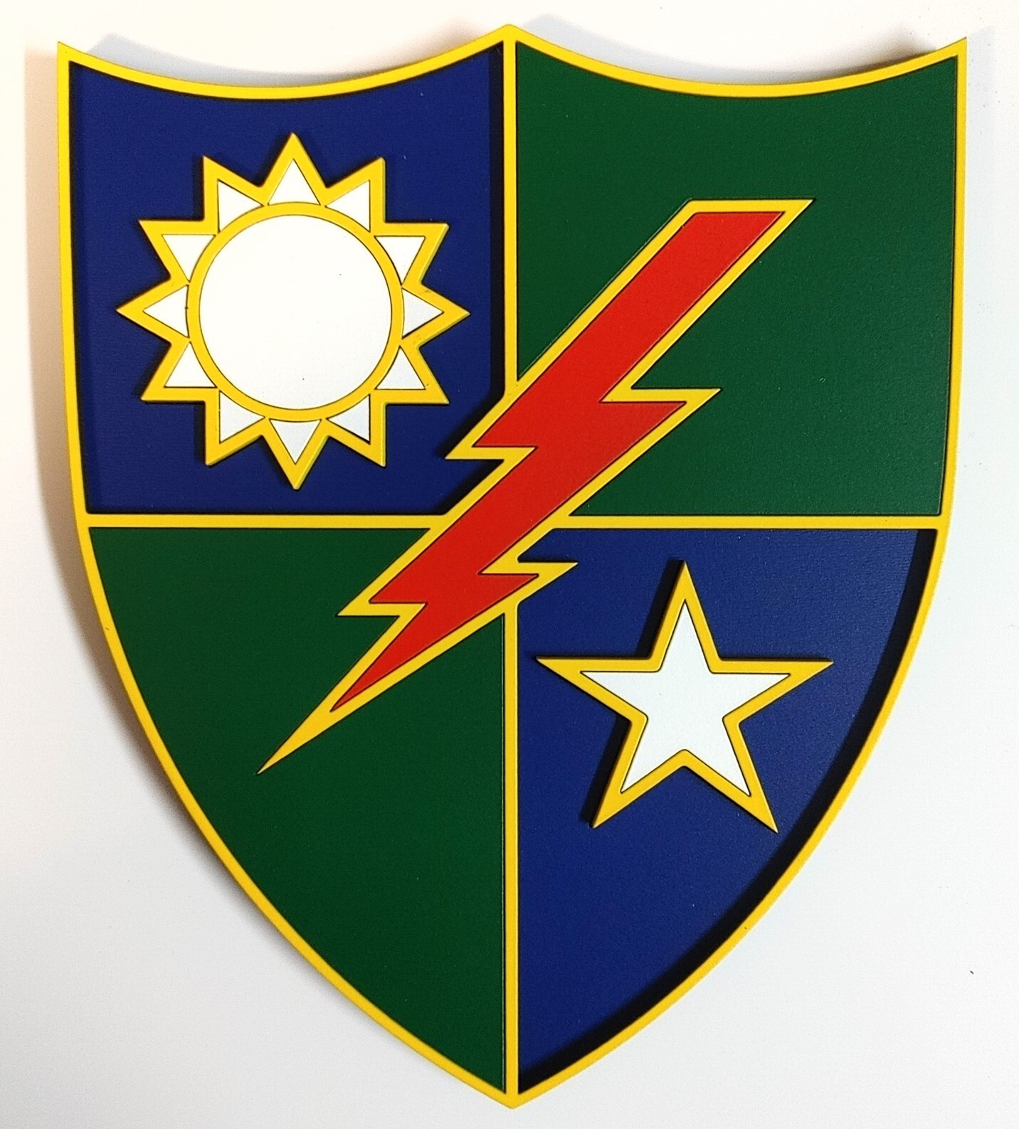 8" US Army 75th Ranger Regiment Unit Insignia Plaque