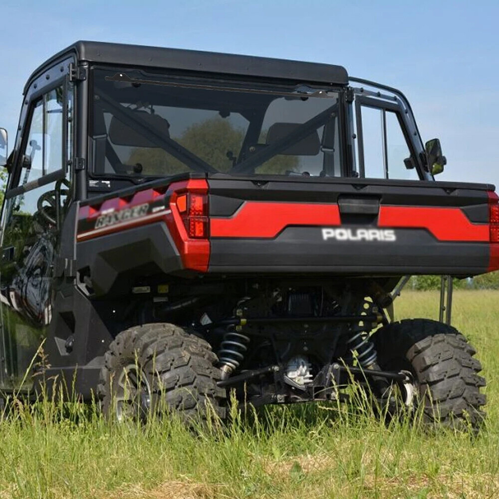 UTV Rear Windshield Window for Polaris Ranger XP 570/ 900/ 1000/ Crew 2017-2025