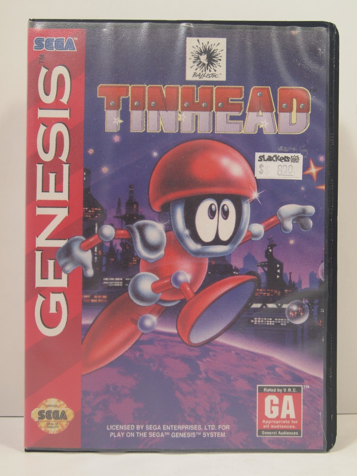 Tinhead Case (SEGA Genesis) Authentic BOX ONLY