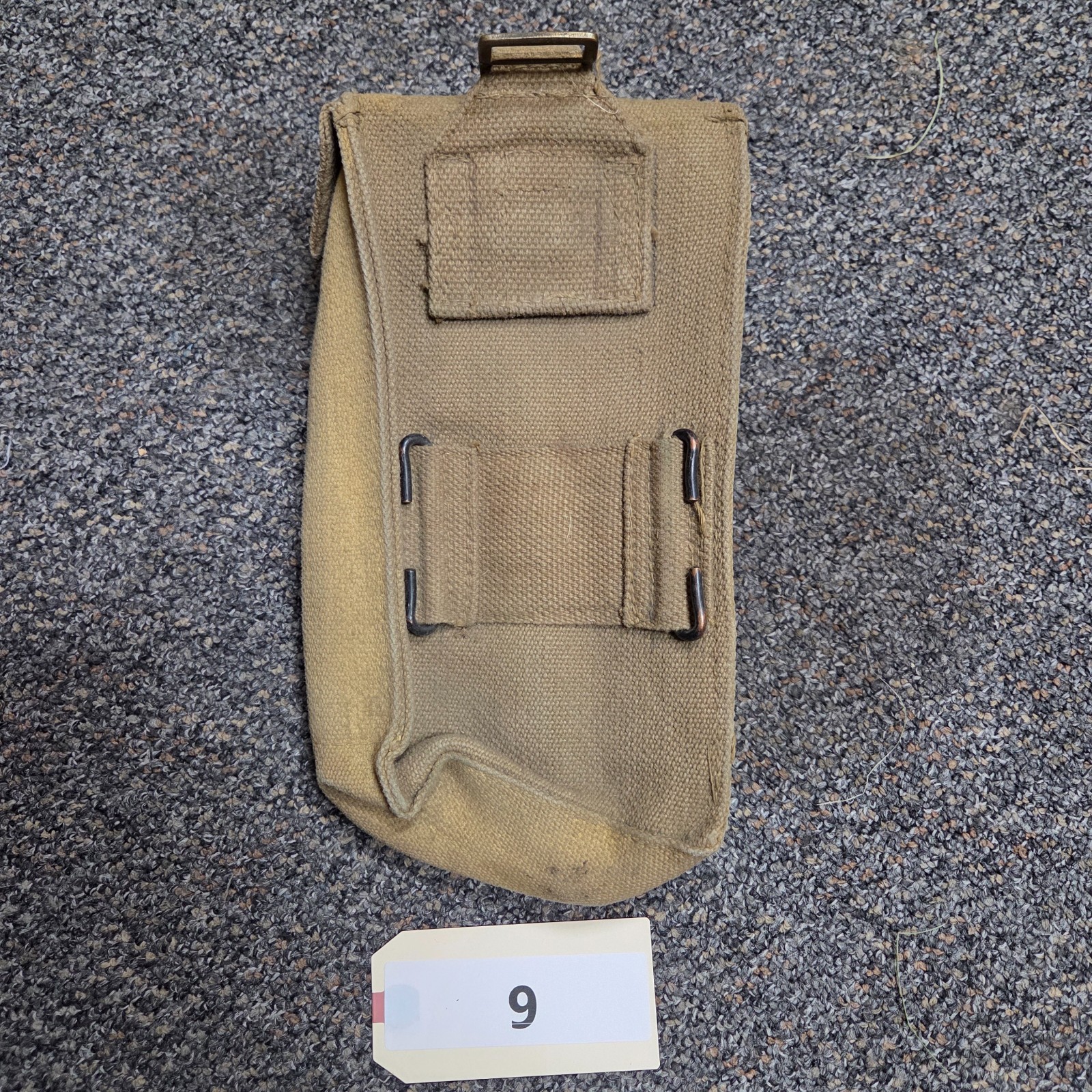 WW2 British P37 Ammunition Magazine Pouch Webbing Equipment Blanco (9)