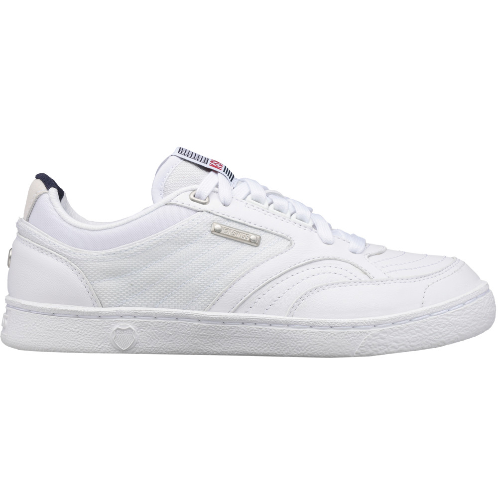 K-Swiss Ambassador Elite Lace Up  Womens White Sneakers Casual Shoes 96992-113