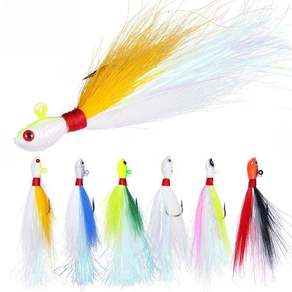 Whiskered Saltwater Fishing Bait for Pikeperch Bass 7g 10g 14g 21g Plastic