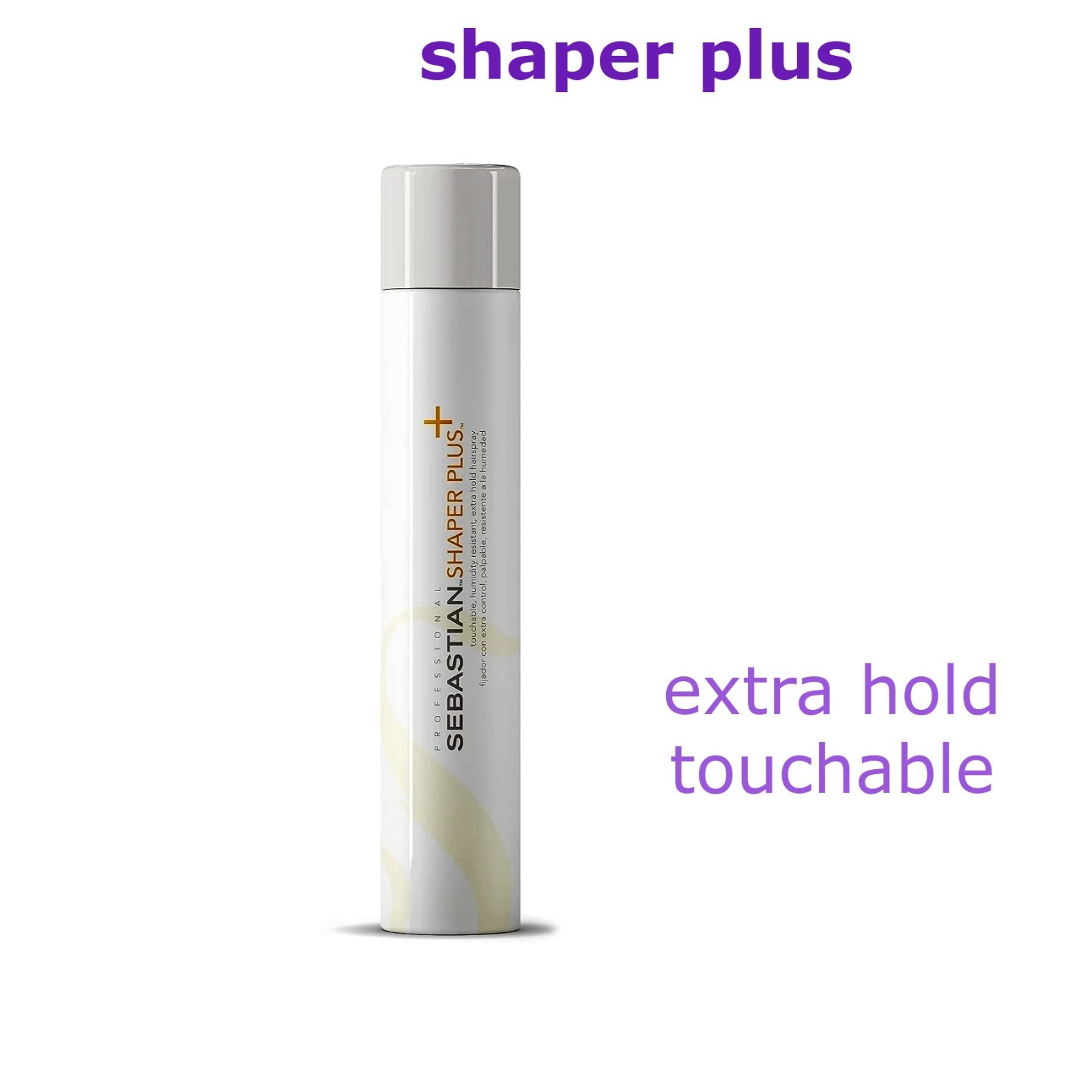 Sebastian Shaper Plus Hair Spray 10.6 Oz-extra hold touchable silicone free