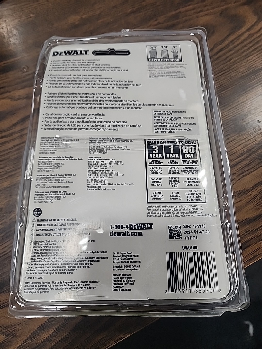 DEWALT DW0100 Stud Finder