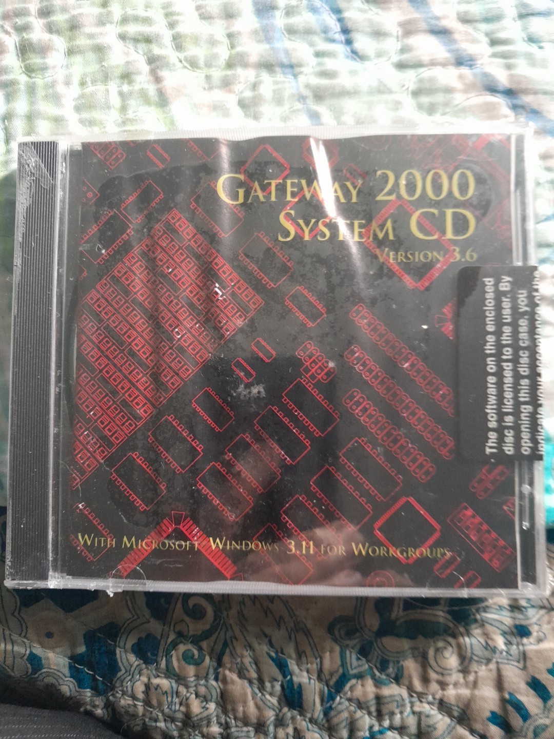 Gateway 20000 System CD With Microsoft Windows 3.11 Workgroups Sealed
