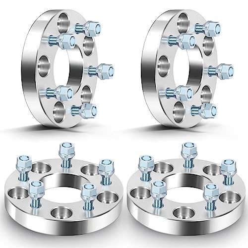 4Pcs 5x5 to 5x4.75 Wheel Adapters 1 inch Thread Pitch 12x1.5 Hub Bore 78.3mm