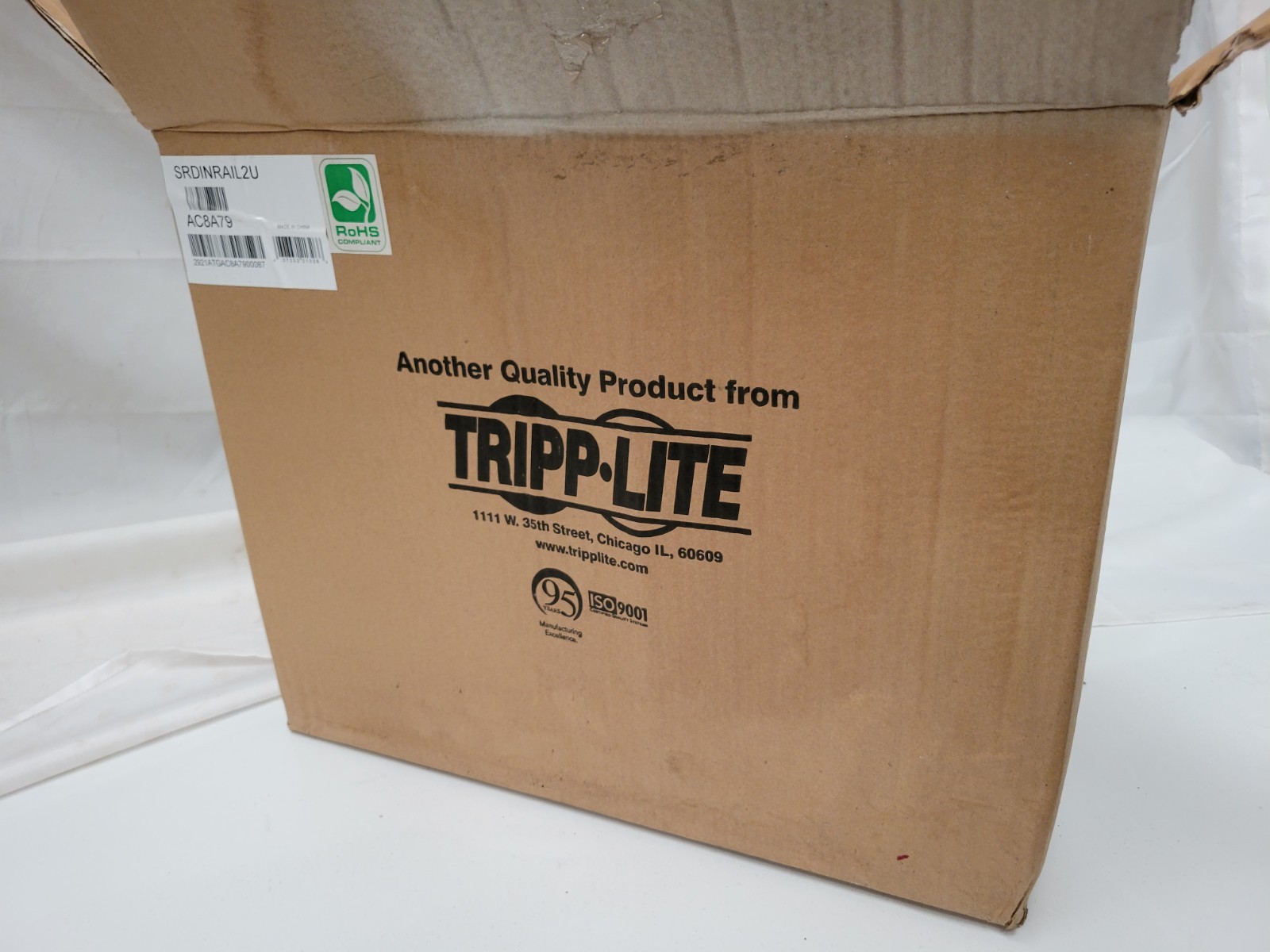 TRIPP LITE Series Smartrack Adjustable Rack-Mount Din Rail Kit Top SRDINRAIL2U