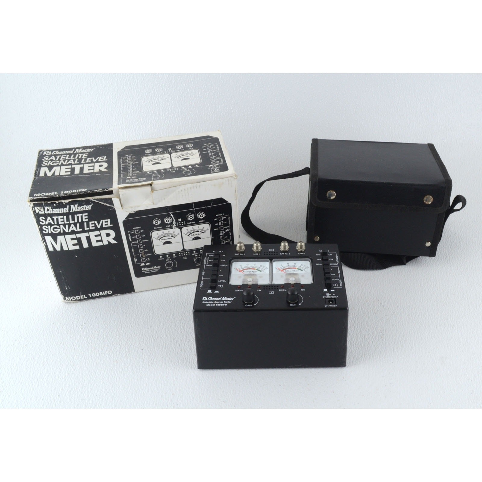 Vintage Channel Master Satellite Signal Level Meter Tester 10081FD As Is