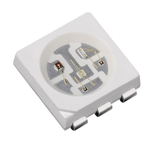 100 x Amber 5050 SMD PLCC-6 LED Water Clear 200mcd