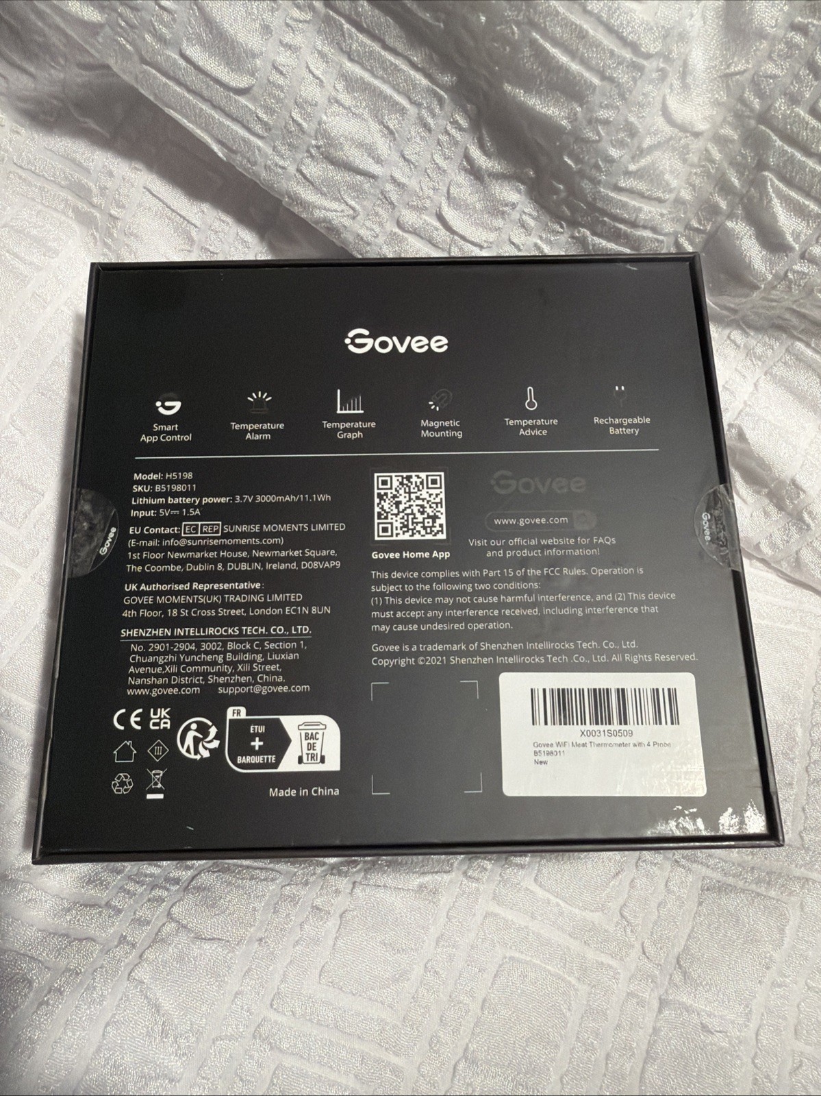 Govee Wireless Smart Meat Thermometer H5198