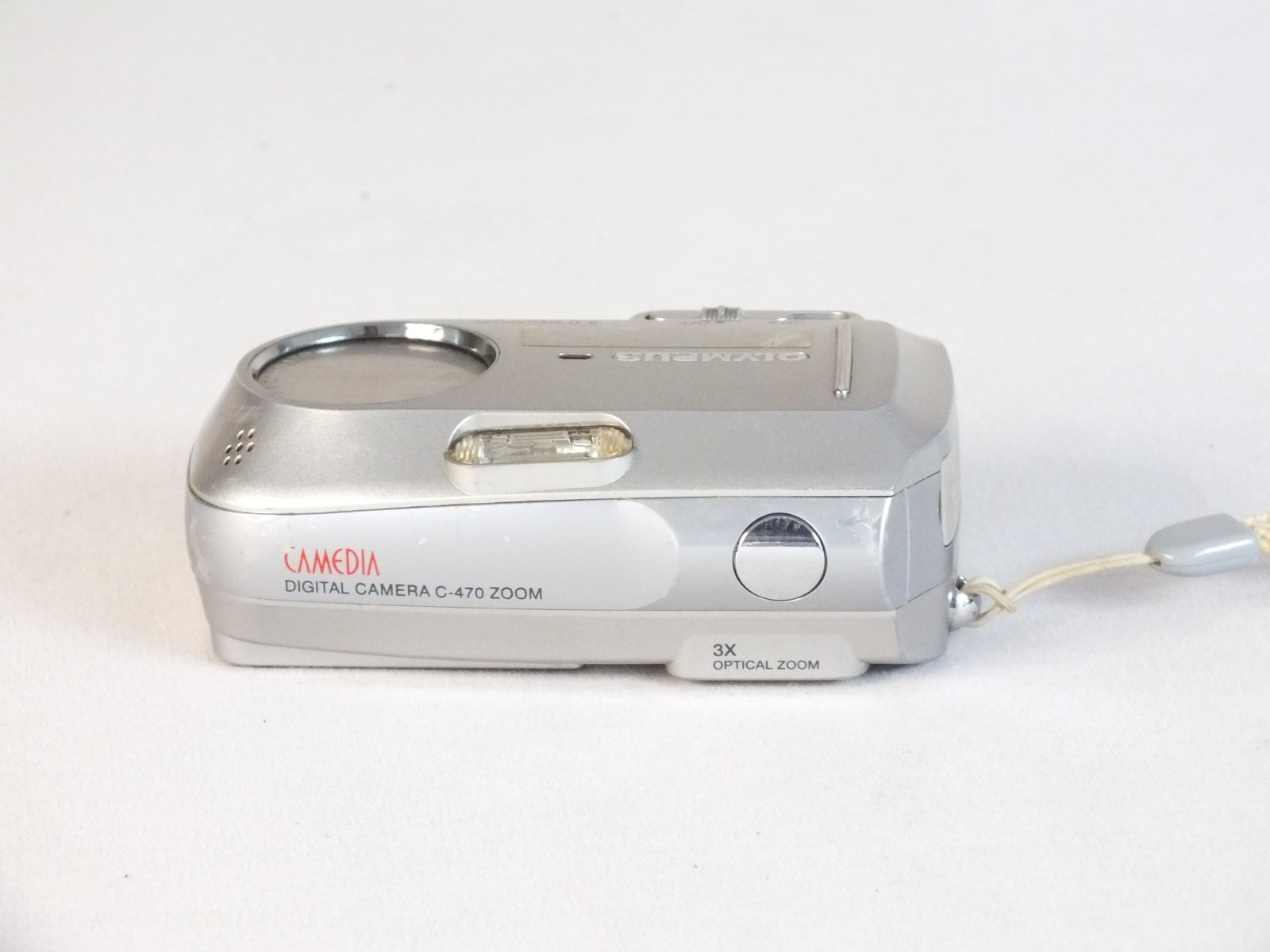 Olympus Camedia C-470 Zoom 4.0MP Silver Compact Digital Camera - Working
