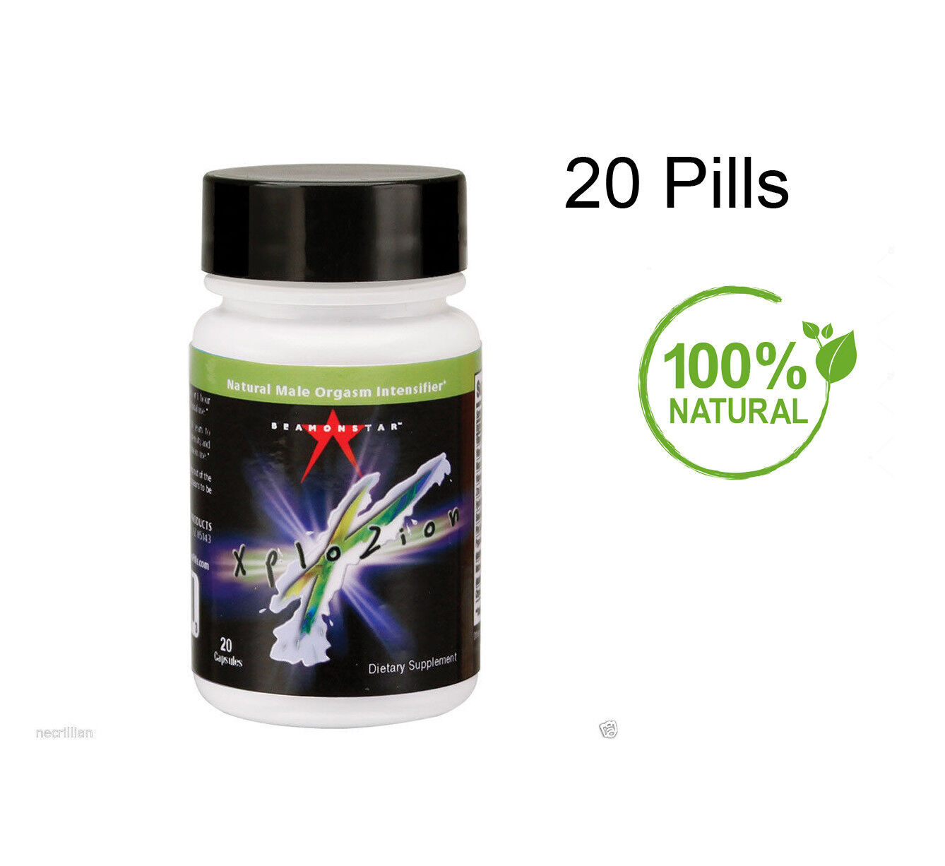 Xplozion 20-Ct Pills Increase Semen Male Orgasm Natural Maximum Ejaculation Load