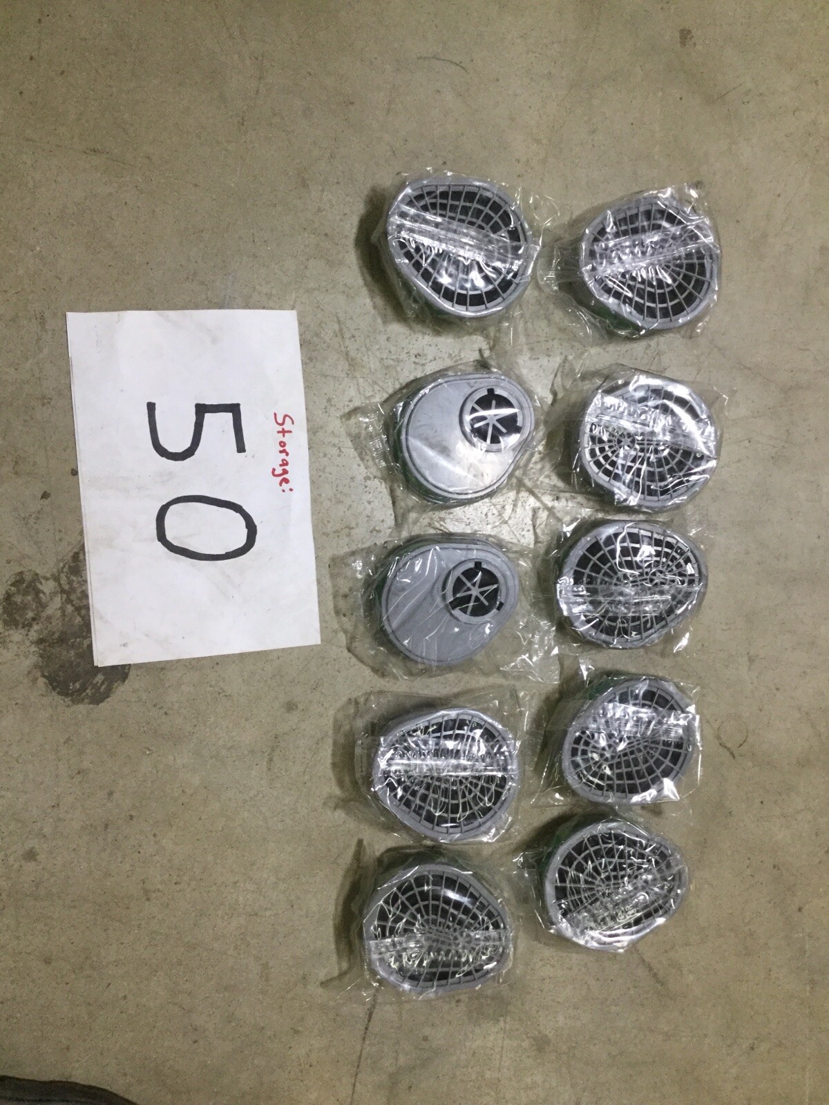 Lot Of 10 Unused Survivair Filters 7804 NIOSH Cartridges