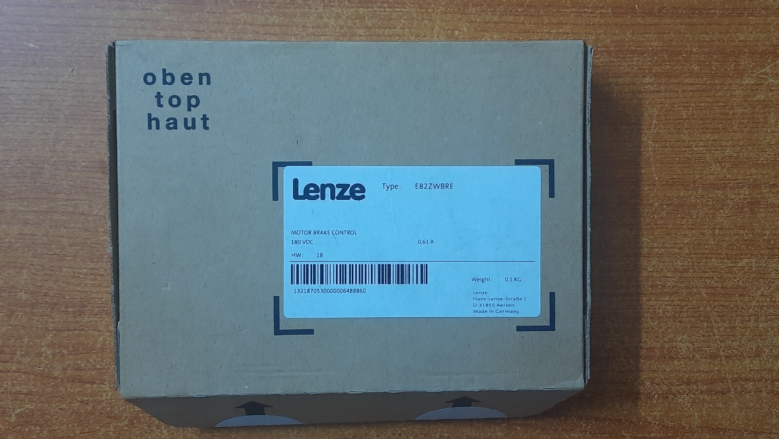 Lenze Half-Wave brake rectifier Type: E82ZWBRE - Brand New in packaging .