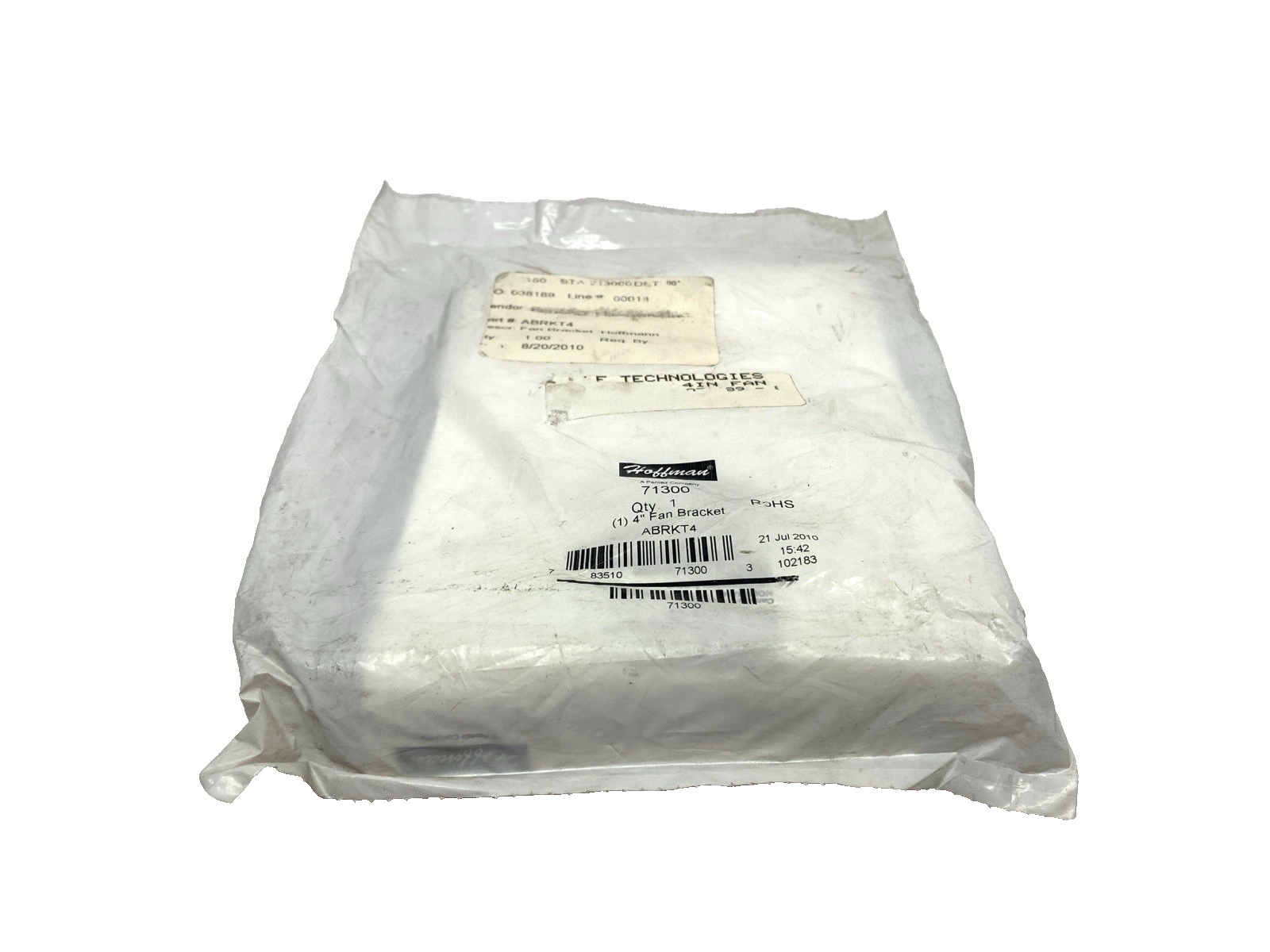 Hoffman ABRKT4 Fan Bracket 4" 71300