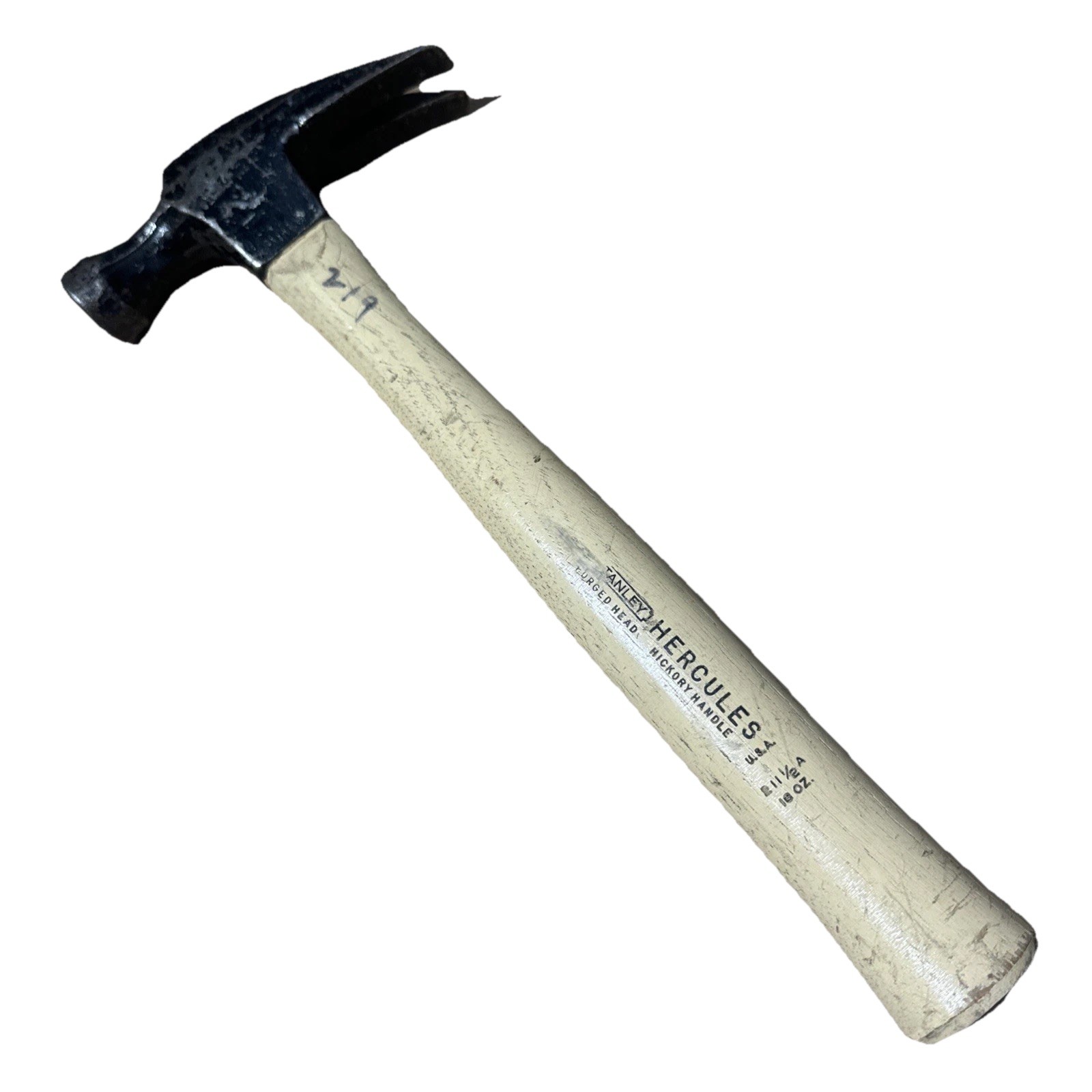Vintage Small Stanley Hercules Curved Claw Hammer 12 3/4” Long, 16 Oz 211 1/2