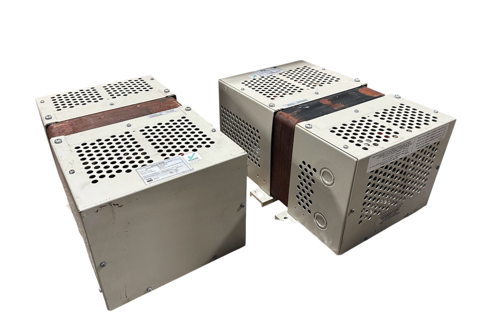 SOLA GS 63-23-220-8 Constant Voltage Regulator Transformer CVS 2000-VA Mini 2-PC