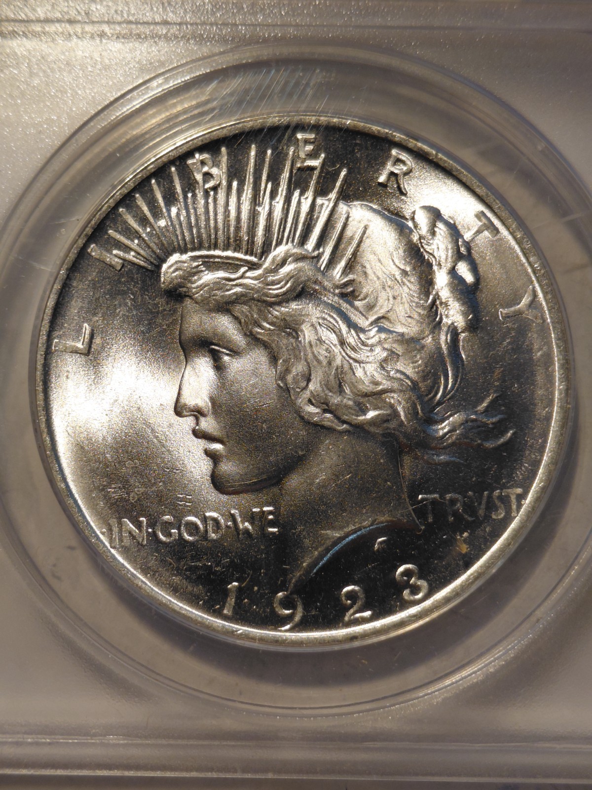 1923 Peace Dollar MS 64 ANACS