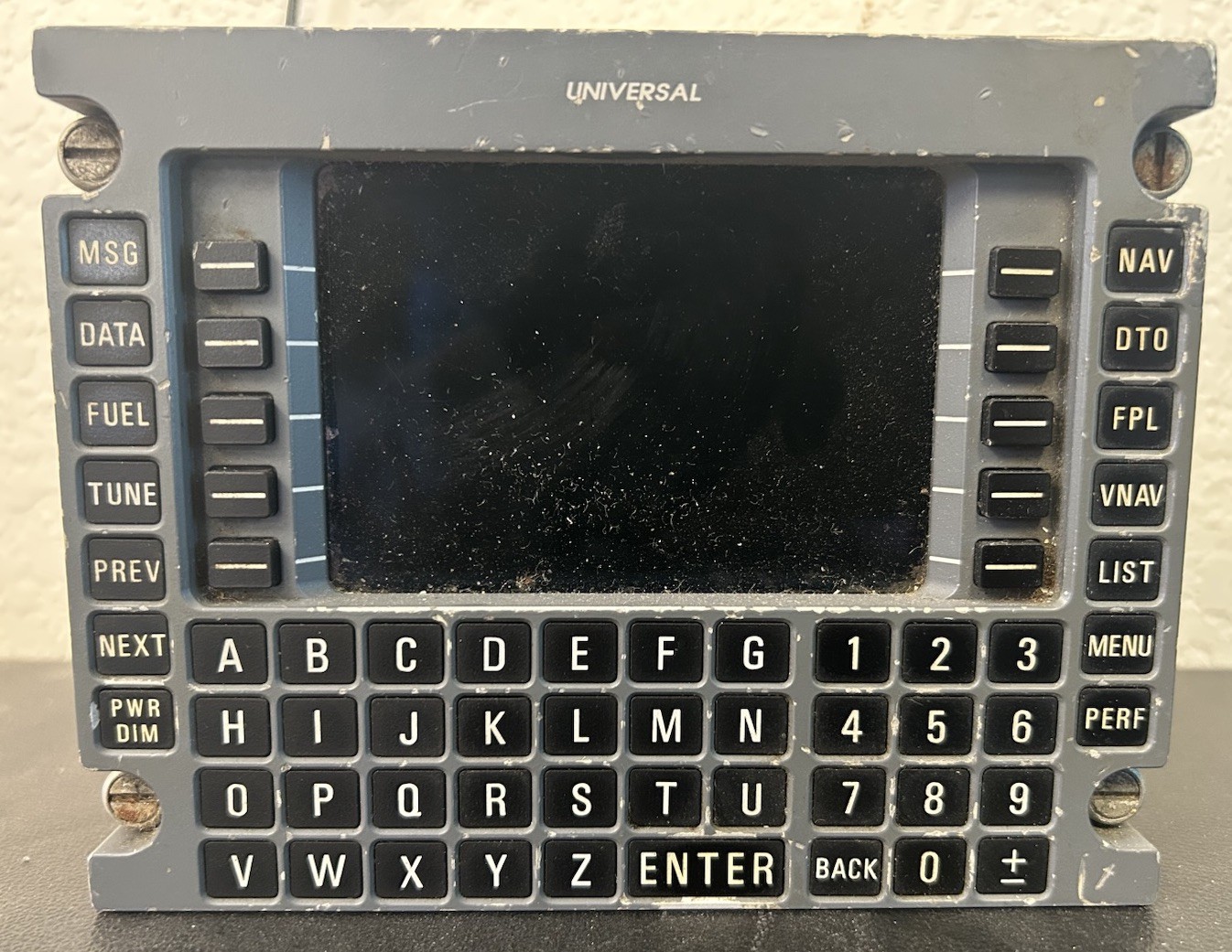 Universal Avionics Control Display Unit UNS-1 - PN 1117-1-104 (As Removed)