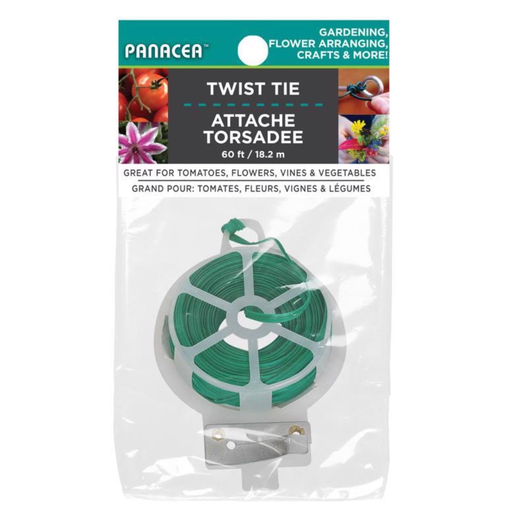 Panacea Green Plastic Plant Support Twist Tie