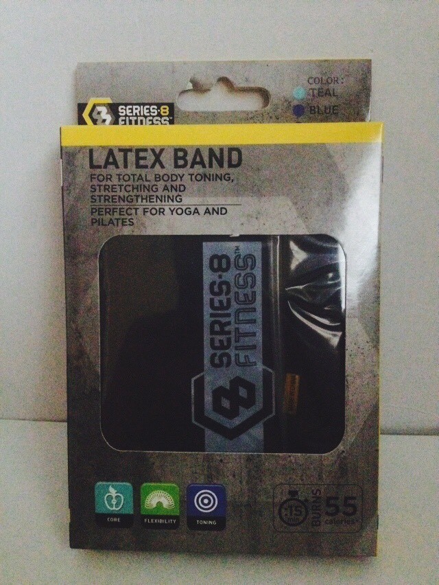 NIB Series 8 Fitness Latex Band for Yoga & Pilates Black Color.