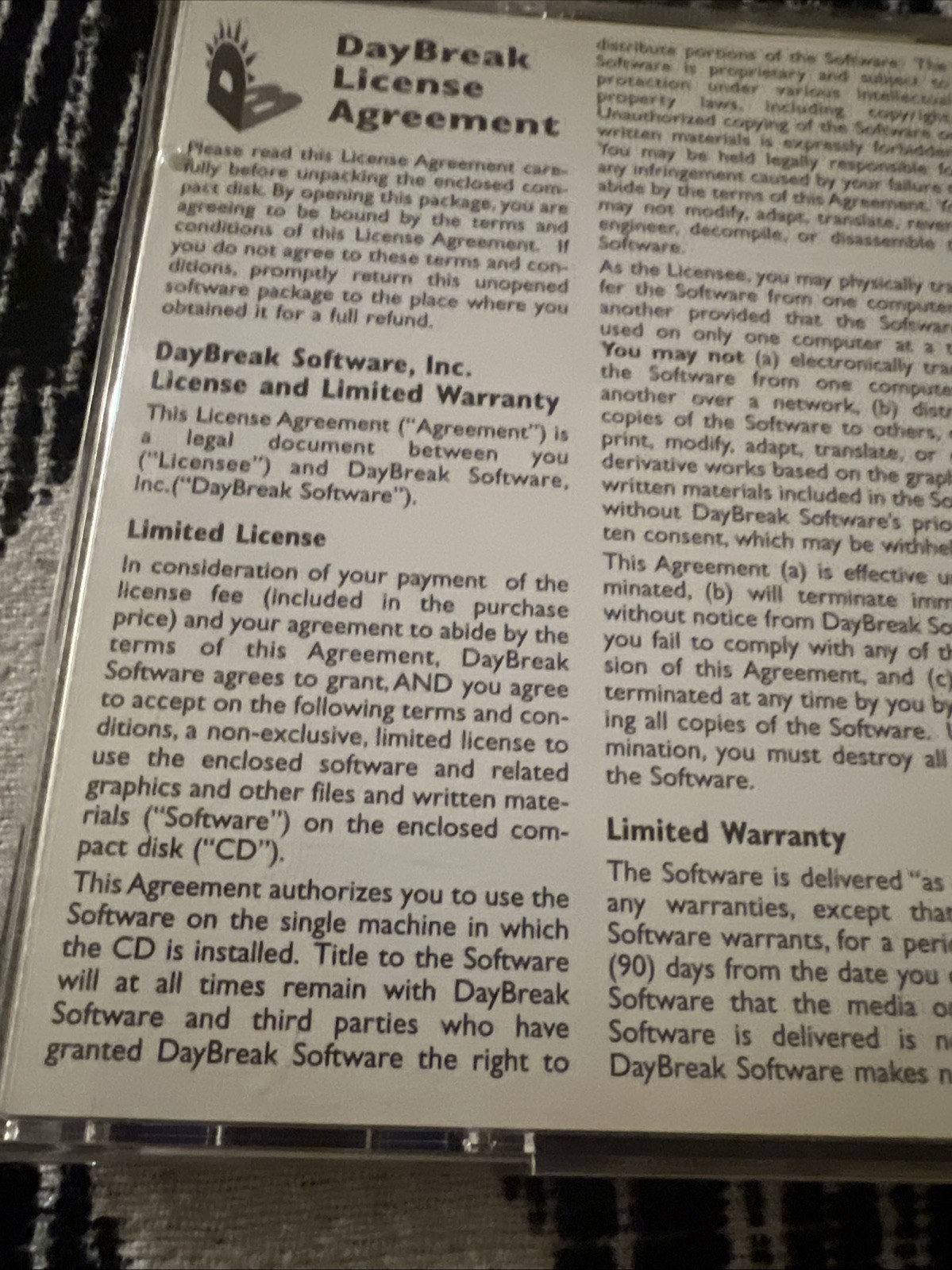 Dilbert Daybreak Break-A-Day Software By Scott Adams 1996 Cd Free Gift 🎁