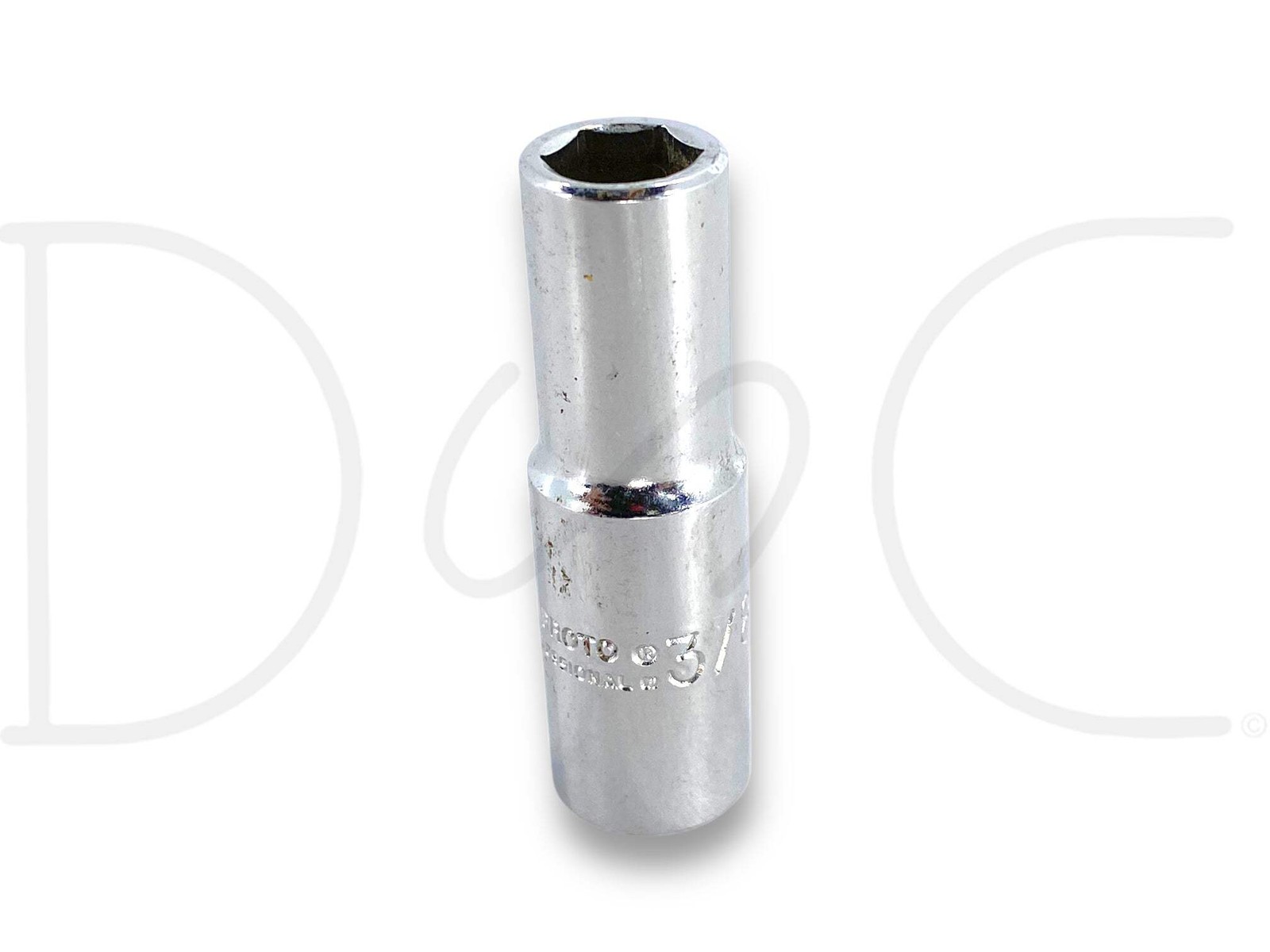 Proto 3/8" Deep Socket 3/8" Drive 6 Point Sae 6Pt Chrome USA 5012H