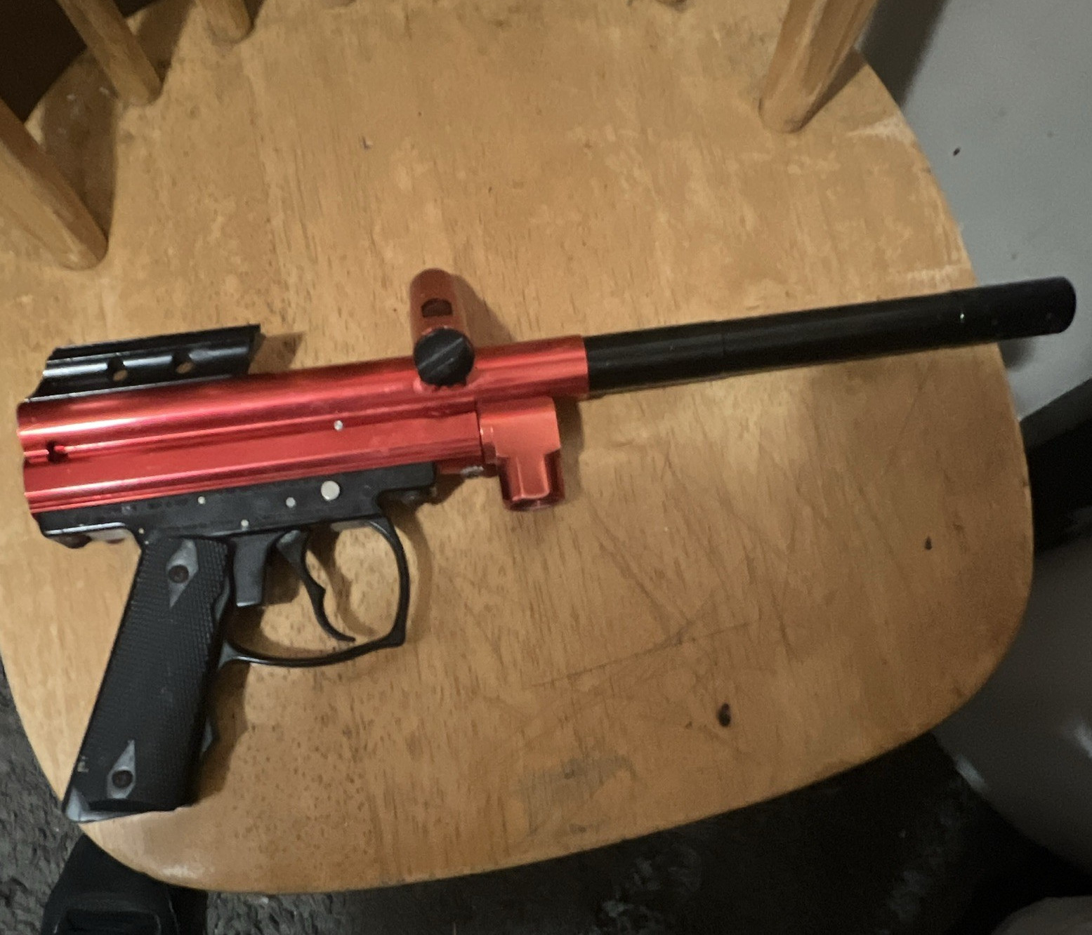 Spyder Compact Deluxe Mechanical Paintball Marker Gun - Red
