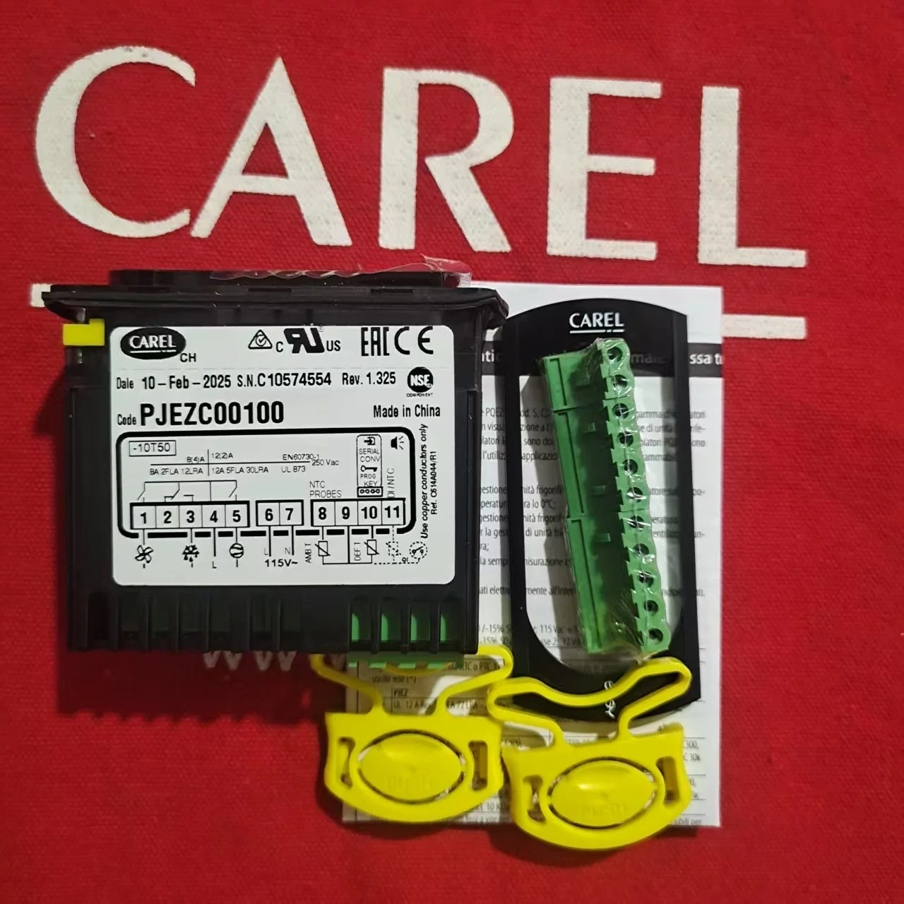 1pc CAREL PJEZC00100 PJEZCOO1OO 115V