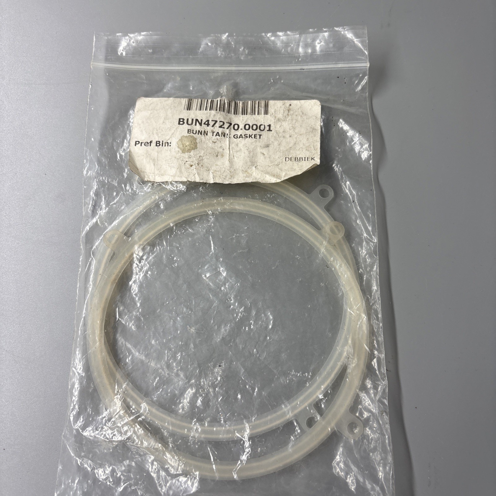 47270.0001 Bunn Gasket, Tank Lid Tb3 Tabs Genuine OEM BU47270.0001