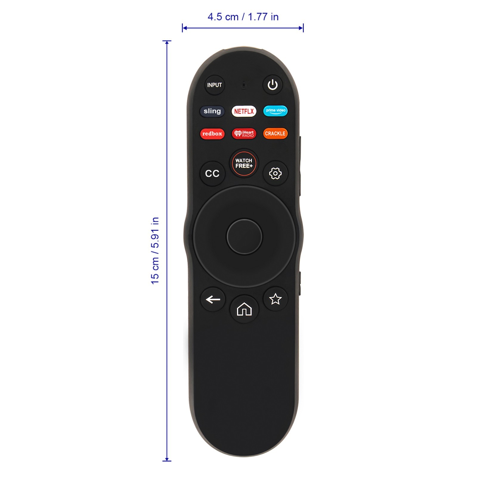 XRT270 Replace IR Remote Control for VIZIO 4K QLED Quantum Smart TV VQP65C-84
