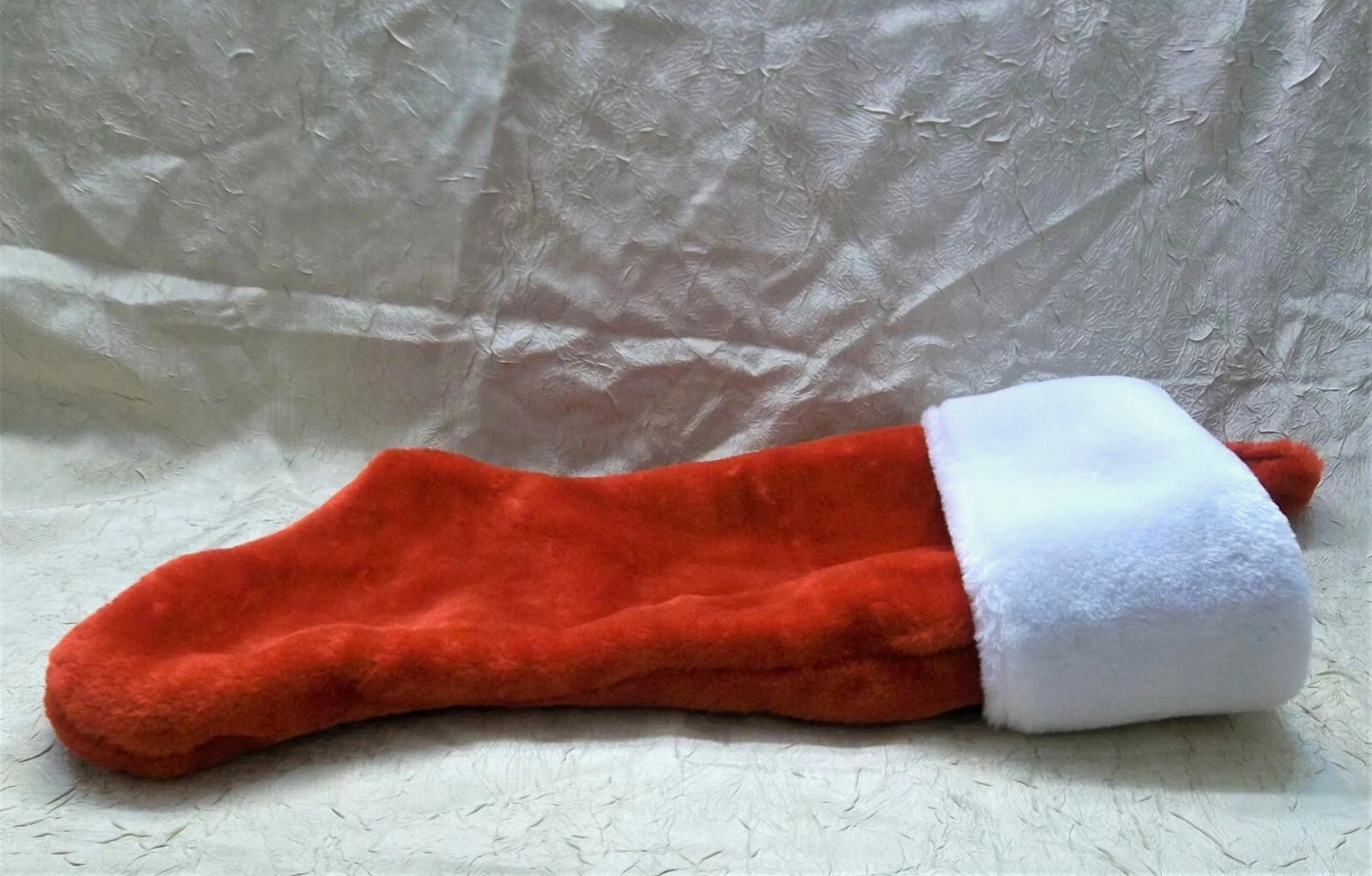 Large Red Christmas Holiday Stocking 11 x 20