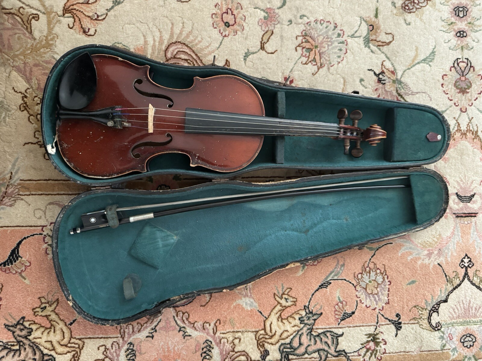 60 Years Old Violin Suzuki Nagoya  1/4 Violin 1964 NO.101 Made In Japan