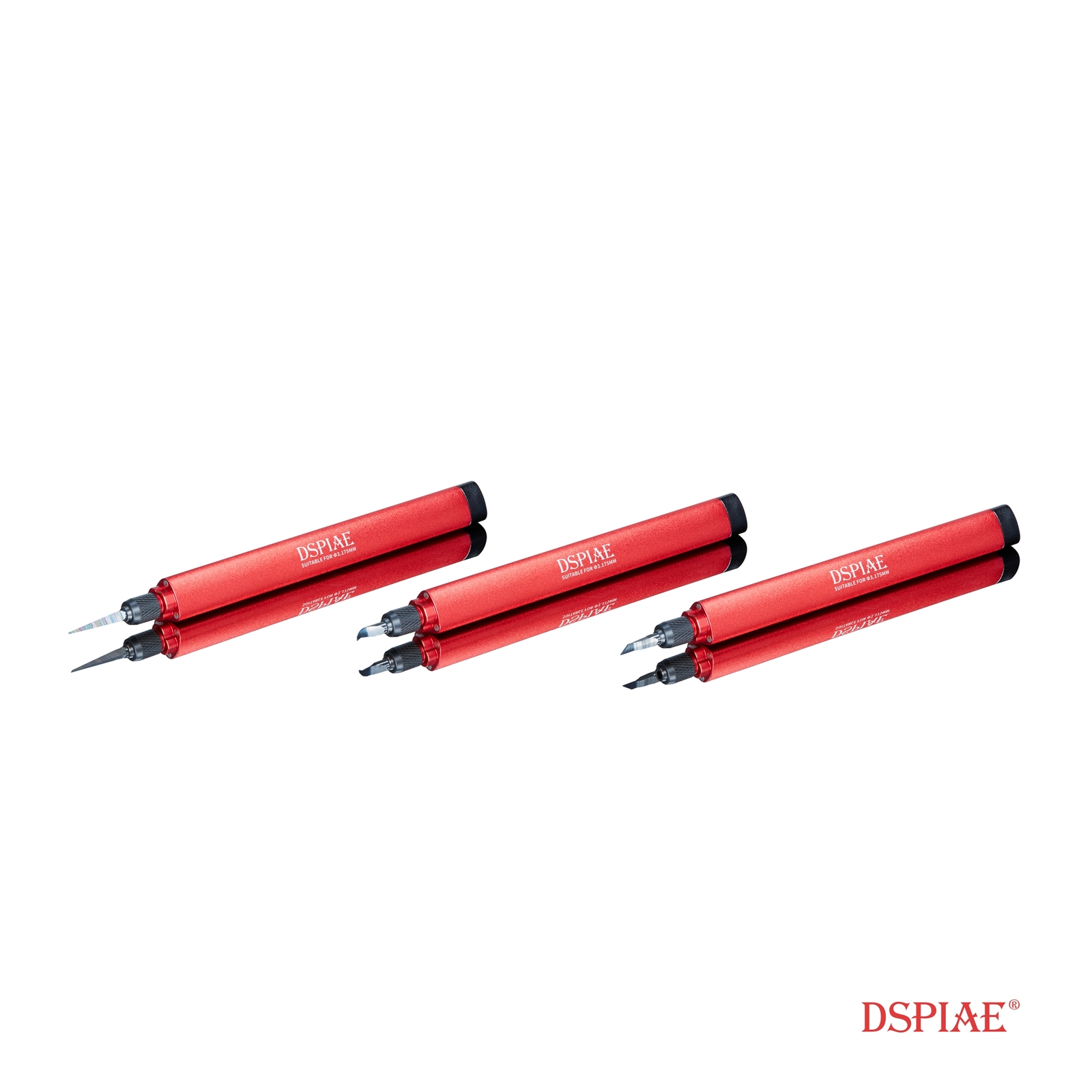 Dspiae Magnetic 3.175mm Triangle Clamp Handle Hood Broach/Scraper Kit Model Tool