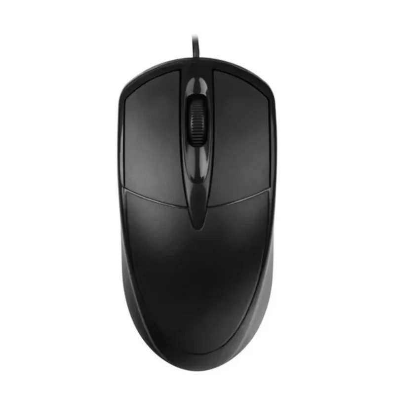 USB 2.0 Wired Optical Mouse Scroll Wheel PC Laptop Desktop Computer Black NEW