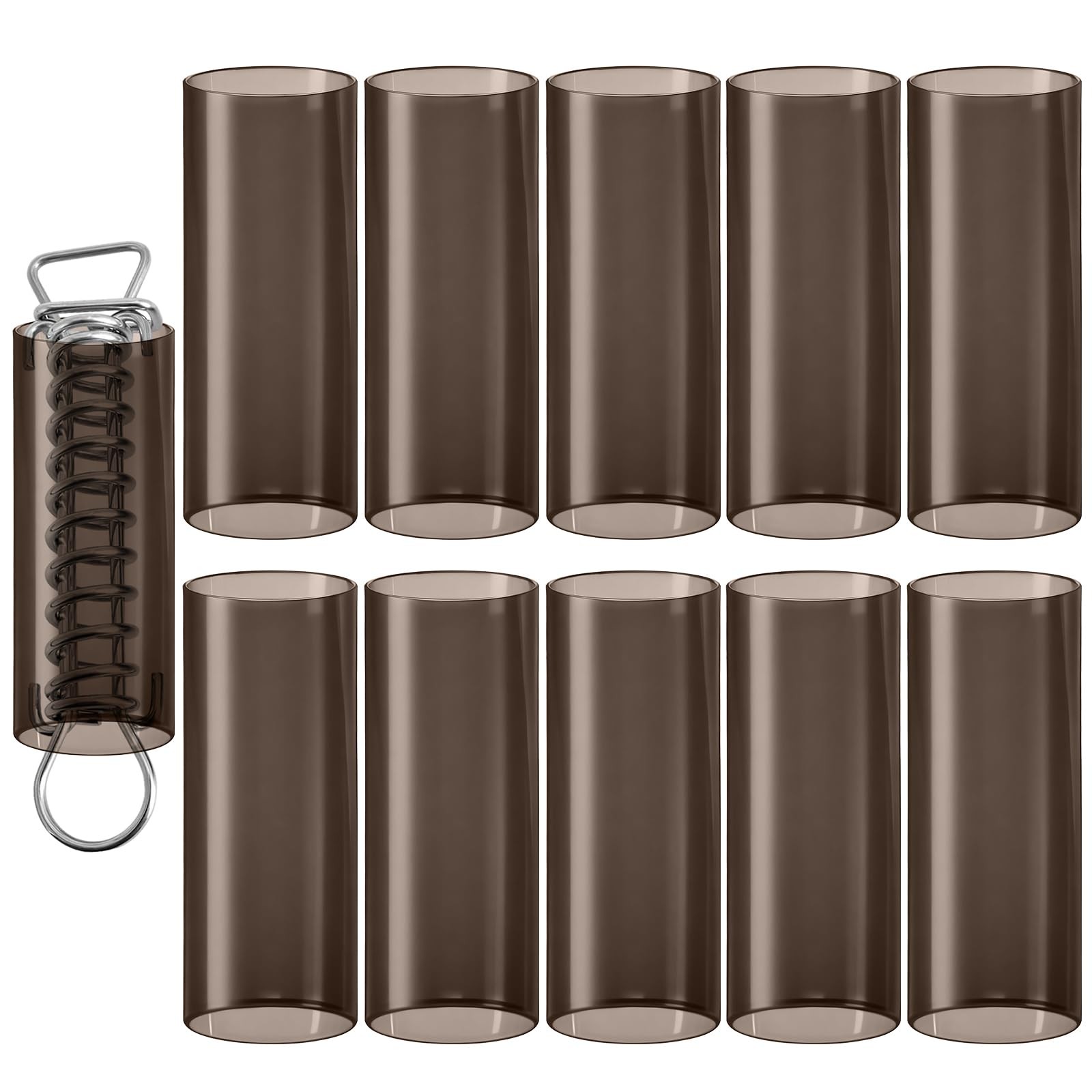 ANATIA 10Pcs Pool Cover Spring Sleeve - Winter Swimming Pool Safety Cover Rep...